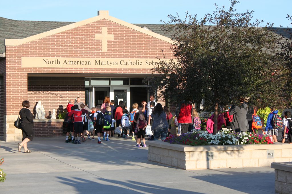 1st day of school Martyrs 1 North American Martyrs Catholic School